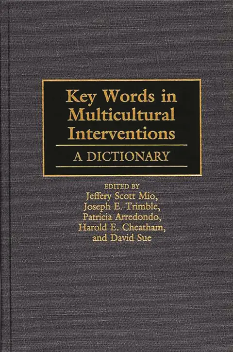 Cover of Key Words in Multicultural Interventions