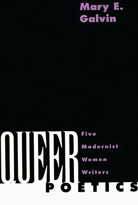 Cover of Queer Poetics
