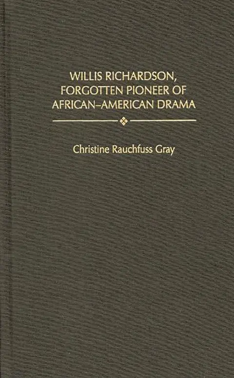 Cover of Willis Richardson