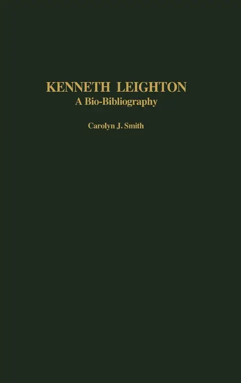 Cover of Kenneth Leighton