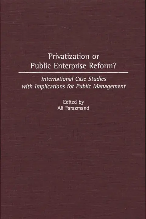 Cover of Privatization or Public Enterprise Reform?