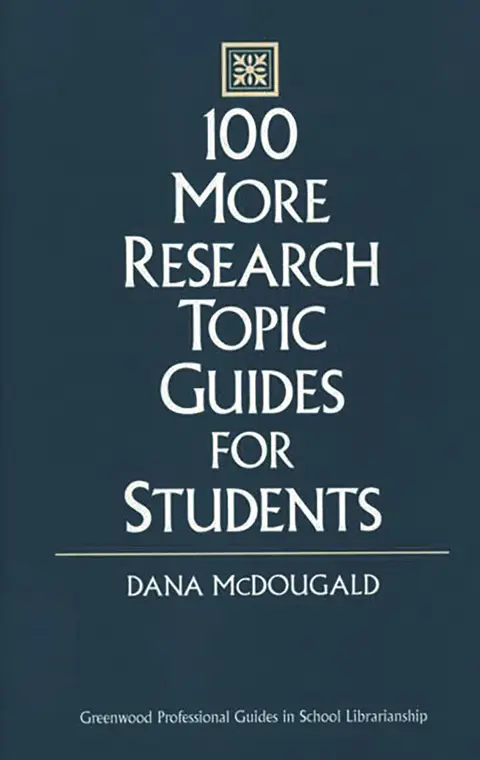 Cover of 100 More Research Topic Guides for Students