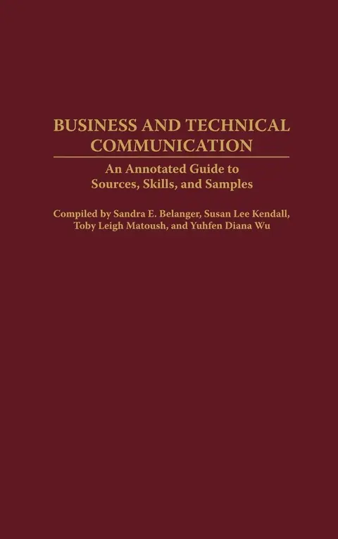 Cover of Business and Technical Communication