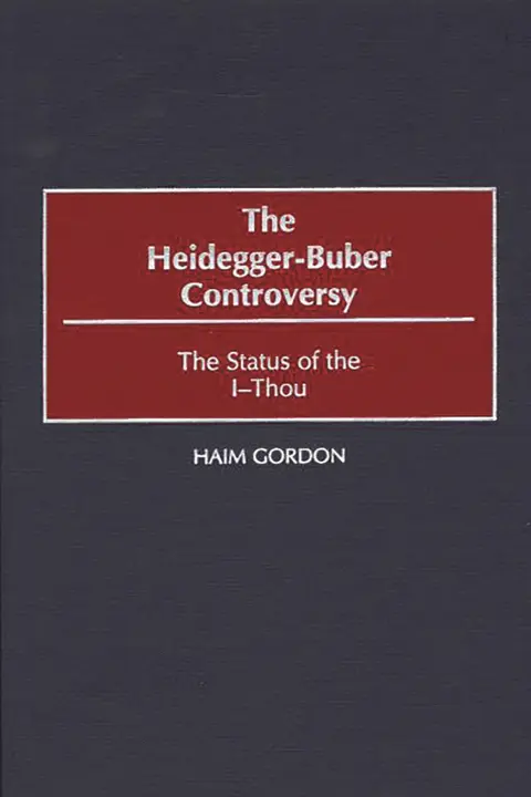 Cover of The Heidegger-Buber Controversy