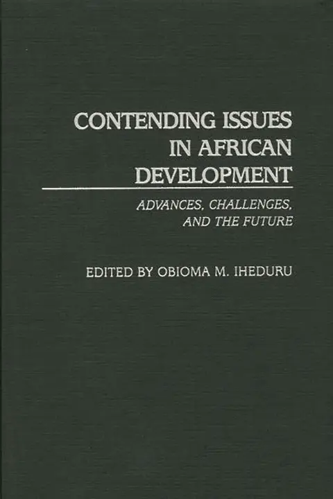 Cover of Contending Issues in African Development