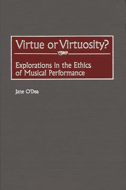 Cover of Virtue or Virtuosity?