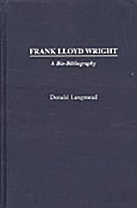 Cover of Frank Lloyd Wright