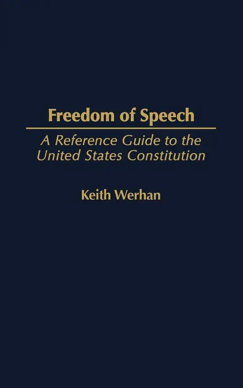 Cover of Freedom of Speech