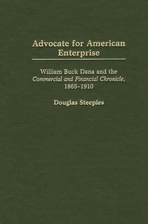 Cover of Advocate for American Enterprise