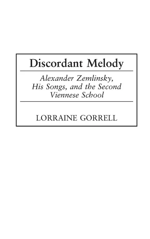 Cover of Discordant Melody