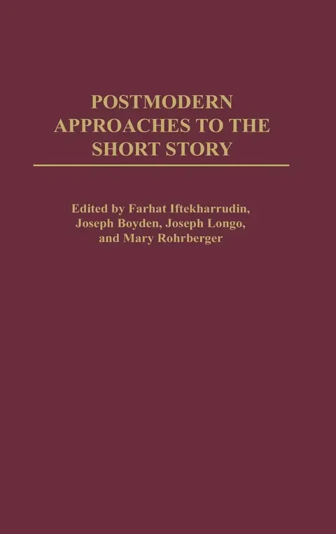 Cover of Postmodern Approaches to the Short Story
