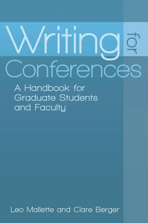 Cover of Writing for Conferences