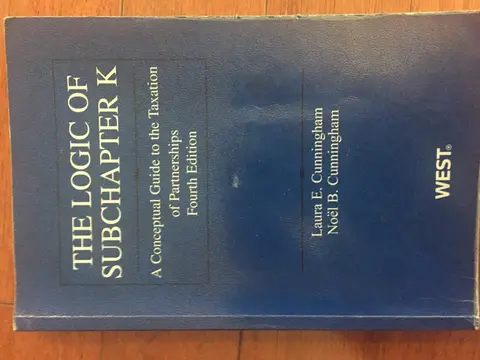 Cover of Logic of Subchapter K