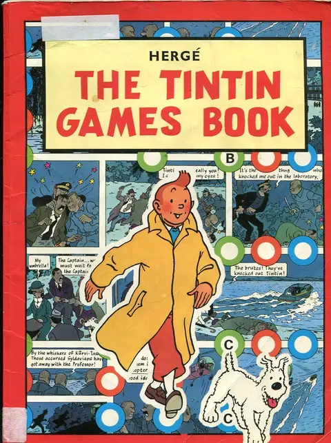 Cover of Tintin Games Book