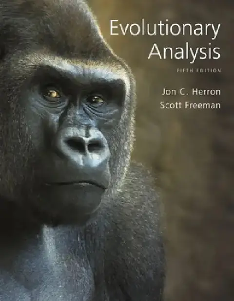 Cover of Evolutionary Analysis