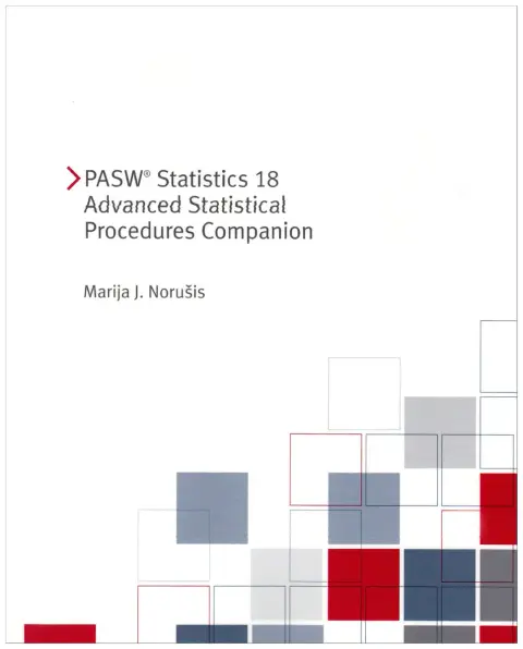 Cover of PASW Statistics 18 Advanced Statistical Procedures