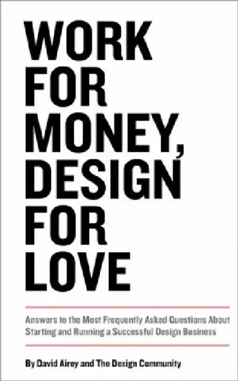Cover of Work for Money, Design for Love