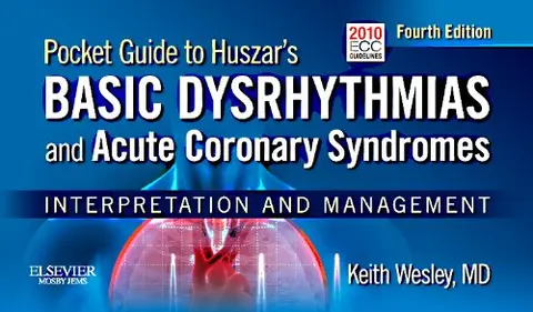 Cover of Pocket Guide for Huszar's Basic Dysrhythmias and Acute Coronary Syndromes