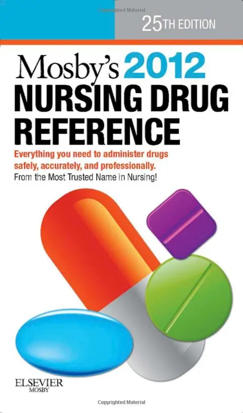 Cover of Mosby's 2012 Nursing Drug Reference