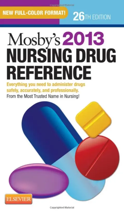 Cover of Mosby's 2013 Nursing Drug Reference