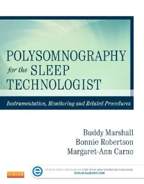 Cover of Polysomnography for the Sleep Technologist