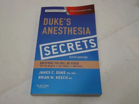 Cover of Duke's Anesthesia Secrets
