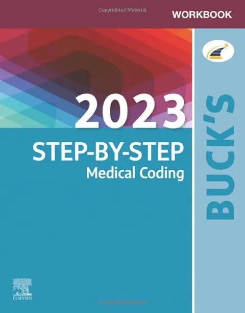 Cover of Buck's Step-by-step Medical Coding 2023