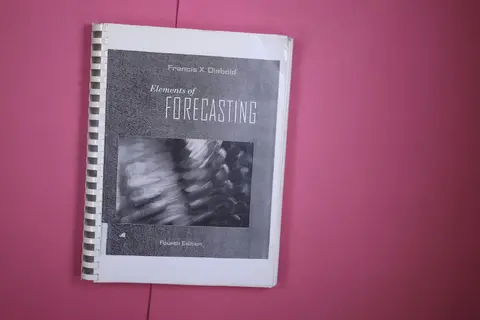 Cover of Elements of Forecasting
