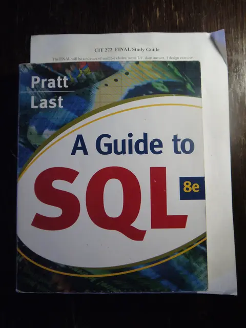 Cover of A Guide to SQL
