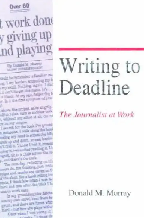 Cover of Writing to Deadline