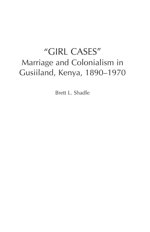 Cover of Girl Cases
