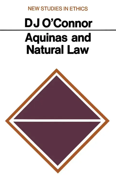 Cover of Aquinas and Natural Law