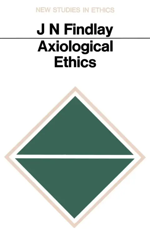 Cover of Axiological Ethics