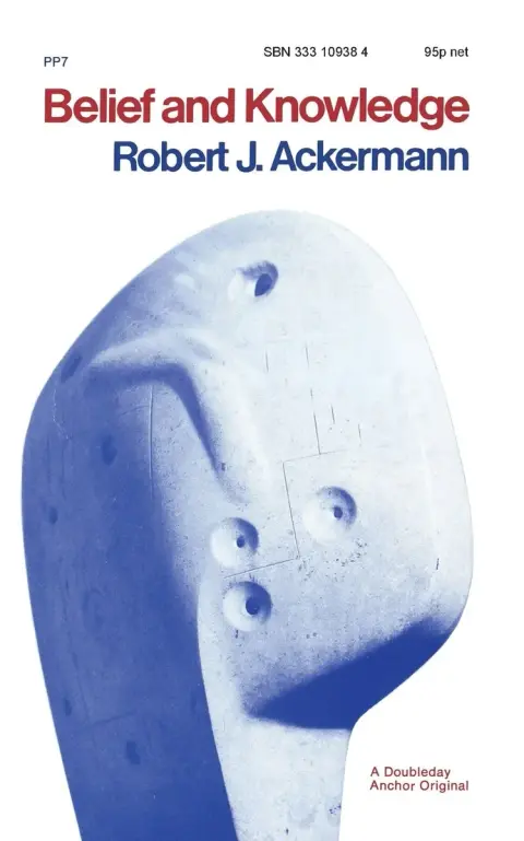 Cover of Belief and Knowledge