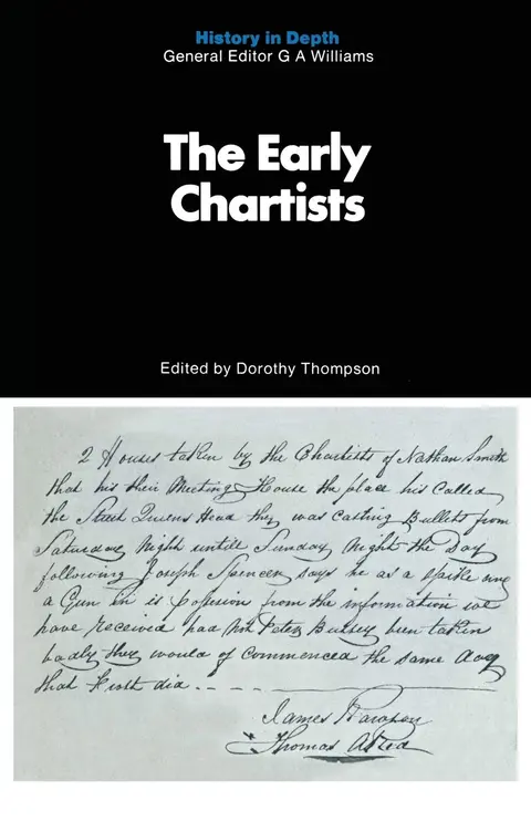 Cover of The Early Chartists