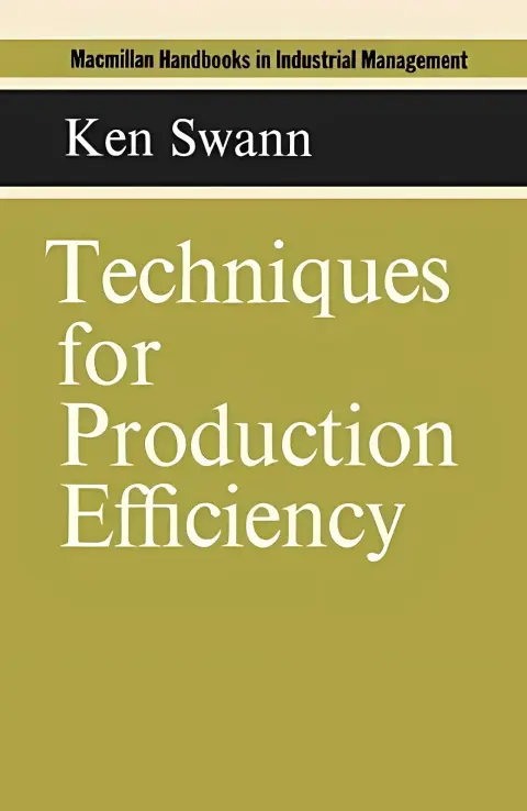 Cover of Techniques for Production Efficiency