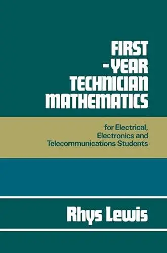 Cover of First Year Technician Mathematics