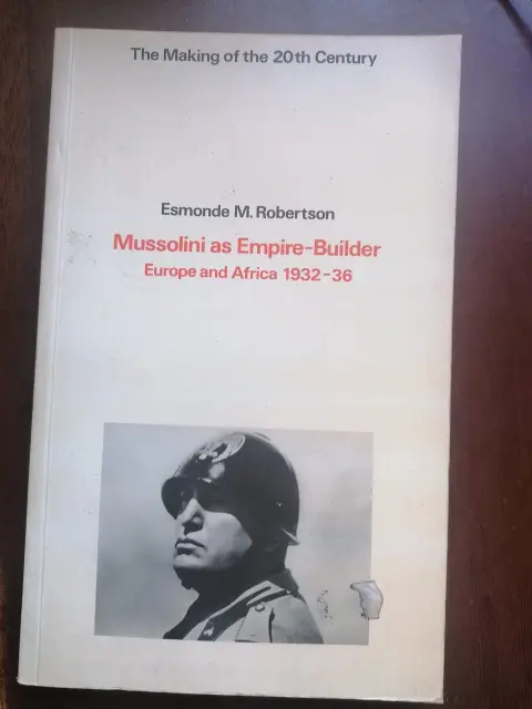 Cover of Mussolini as Empire-builder