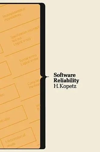 Cover of Software Reliability