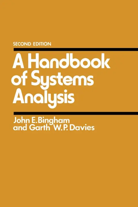 Cover of Handbook of Systems Analysis