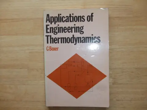 Cover of Applications of Engineering Thermodynamics