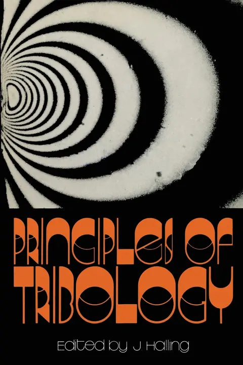 Cover of Principles of Tribology
