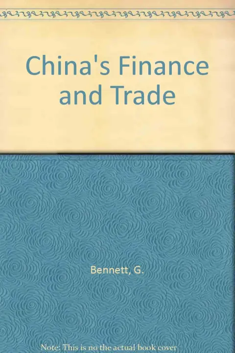 Cover of China's Finance and Trade