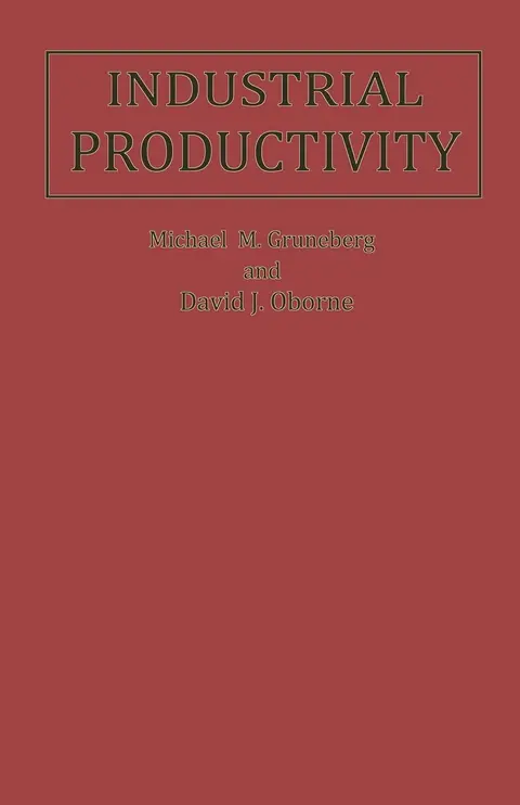 Cover of Industrial Productivity