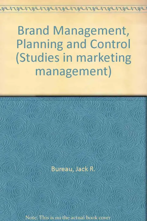 Cover of Brand Management, Planning and Control