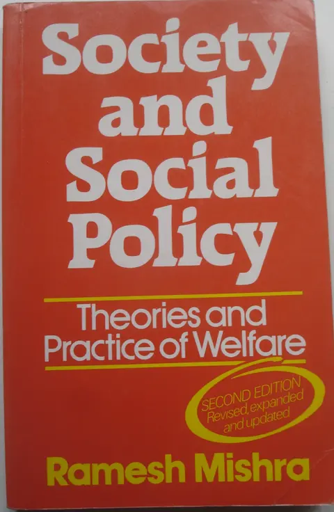 Cover of Society and Social Policy