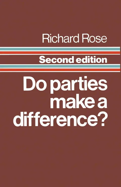 Cover of Do Parties Make a Difference?