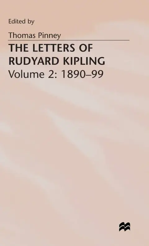 Cover of The Letters of Rudyard Kipling
