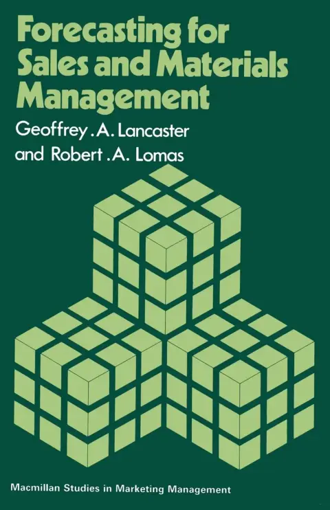 Cover of Forecasting for Sales and Materials Management