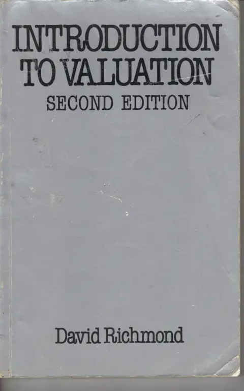 Cover of Introduction to Valuation